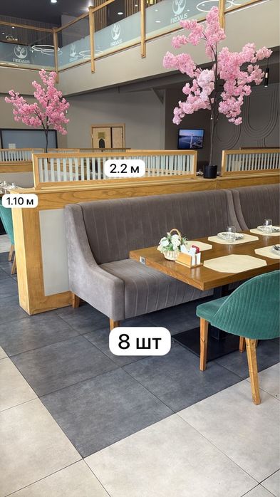 Стол стулья диваны перегородка