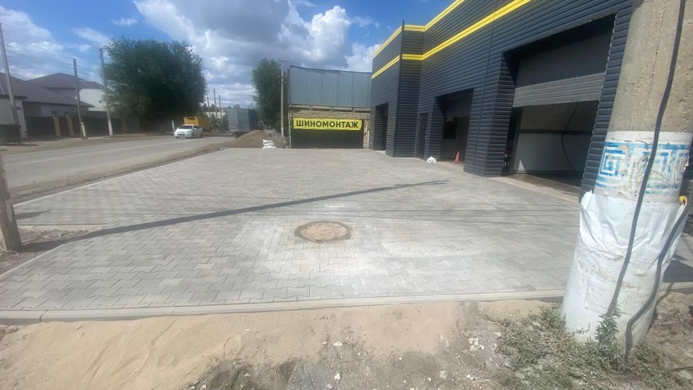 Укладка брусчатка