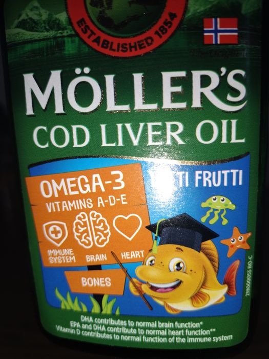 Ulei de peste Omega 3 Moller's NOU