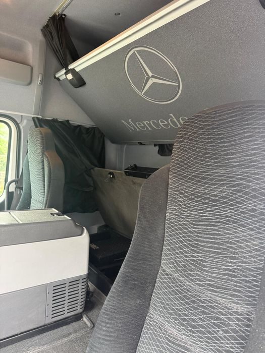 Vand mercedes Atego 818 euro 6 cabina dubla prelata lift perne variante