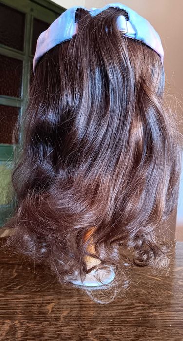 перука за момиче - 100% естествен косъм