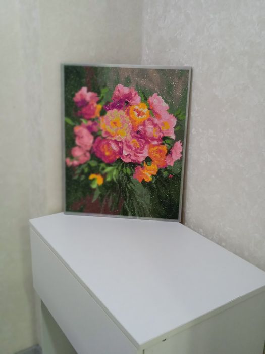 Картина алмазная мозаика "Букет".