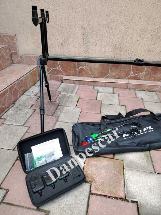 Rod pod PRO FL129 full echipat cu 3  avertizori cu STATIE si 3 swingere
