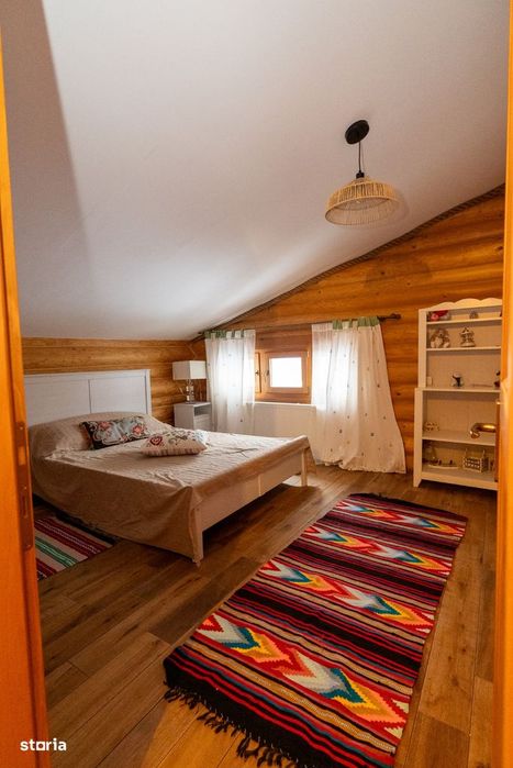 Casă premium din buștean,construită cu responsabilitate – 980 mp teren