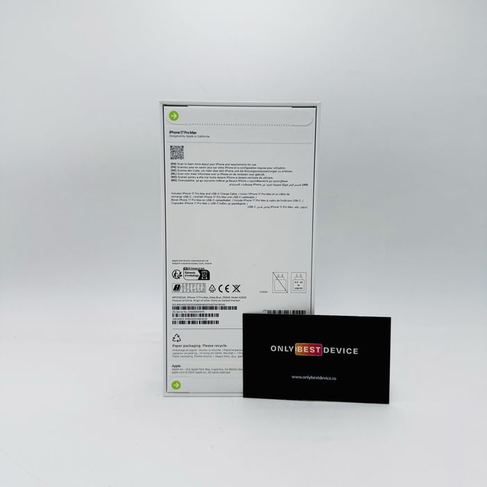  iPhone 17 Pro Max 256GB Deep Blue