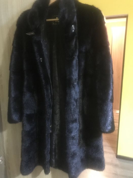 Теплая  норковая шуба