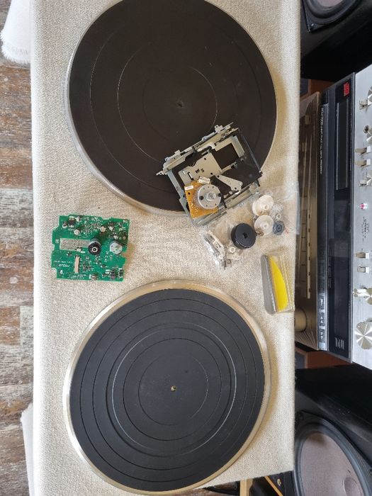 Pachet dif componente minidisc Sony, 2 buc Slipmat pickup,platane, etc