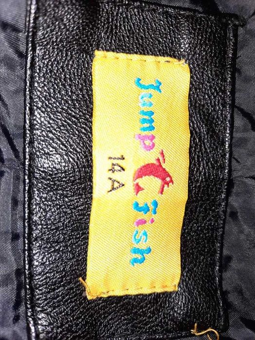 Кожено яке за момиче 11-12г.