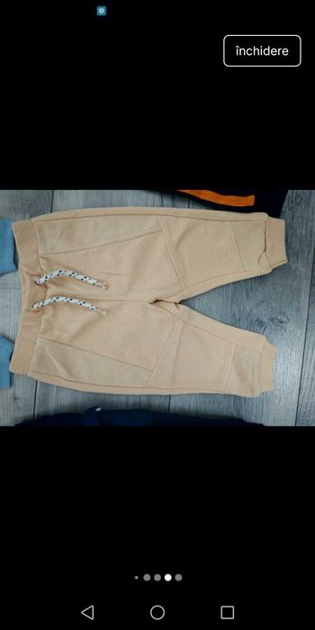 Vând lot pantaloni bebe 74-80