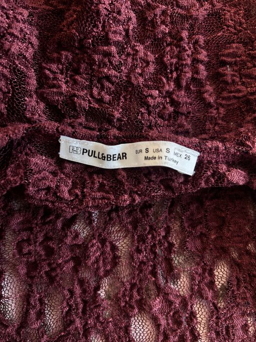 дантелена блуза pull and bear