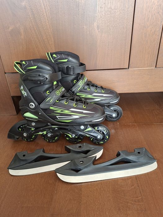 Role / patine gheata Zealot 2 in 1 reglabile 37-40