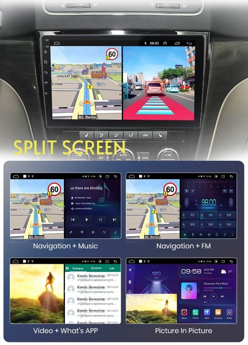 Navigatie Android dedicata Skoda Yeti 5L (2009-2014)