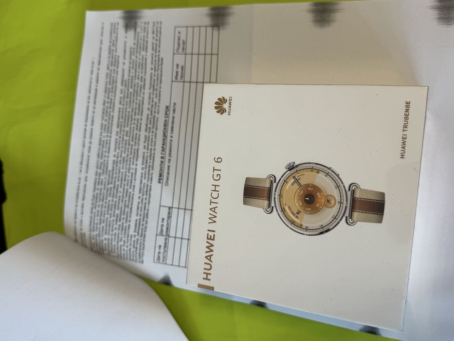 ЗАПЕЧАТАН 41mm Huawei watch GT 6 | GT6 Yettel Гаранция 2028 Brown
