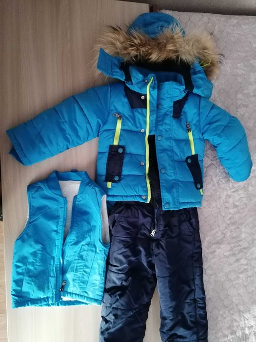 Зимние куртки и обувь для мальчика на возраст от 2-7 лет