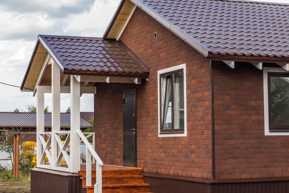 Фасадная плитка Хауберк. Сайдинг, черепица, утеплитель