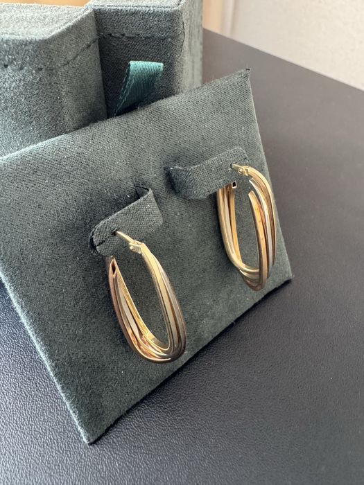 Серьги конго 585 золото