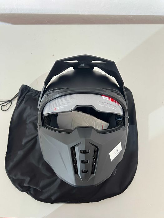 Cască moto VINZ Kioto Jet/Streetfighter – Nouă | ECE 22.06 | Negru Mat