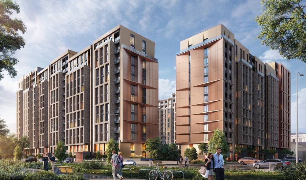 Regnum Plaza 1-ком 41.93m2 WhiteBox Murad Building Buyuk Ipak Yoli