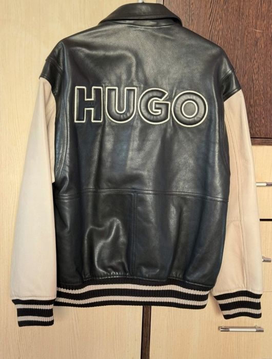 Geaca de piele Hugo Boss