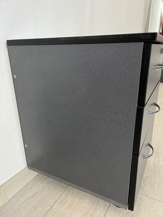 Rollbox cu 3 Sertare; Mic Dulap Birou Cub; Casetieră Noptieră