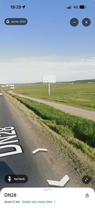 Persoană fizică vând 140.000 mp la prețul de 750.000 €, situați în Lețcani, lângă Parcul AgroIndustrial și Service de Camioane GTM TRUCKS & CARS