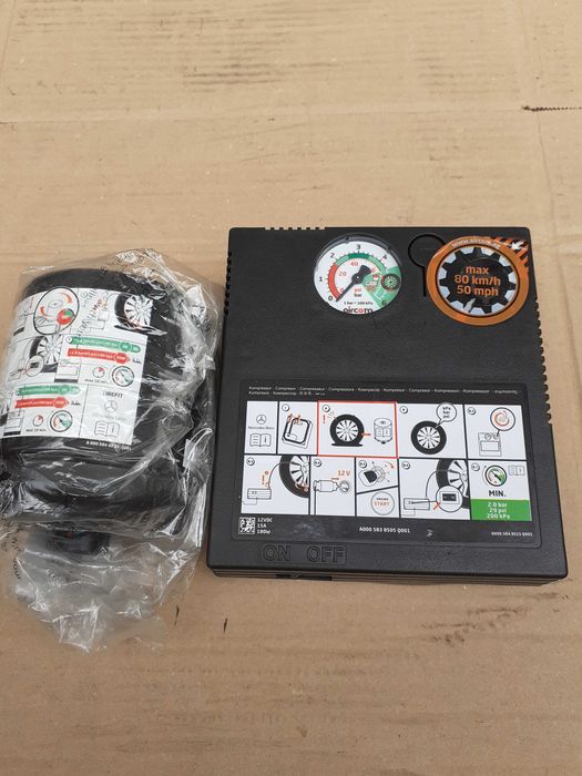 Compresor auto umflat roti + spuma,kit pana pt.gama MERCEDES    180 W