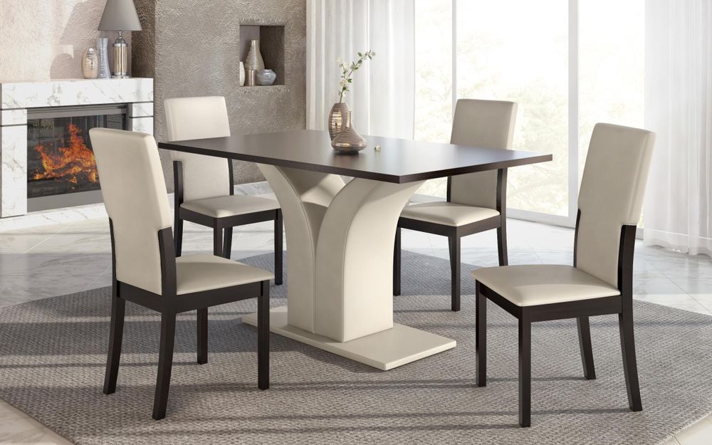 Трапезна маса V образна