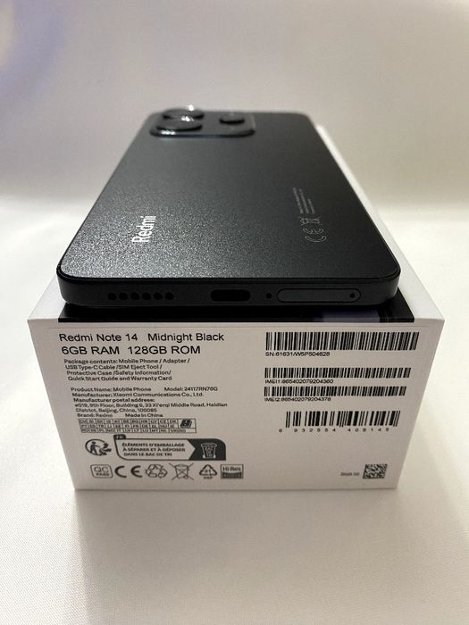 REDMI NOTE 14 6/128 GB