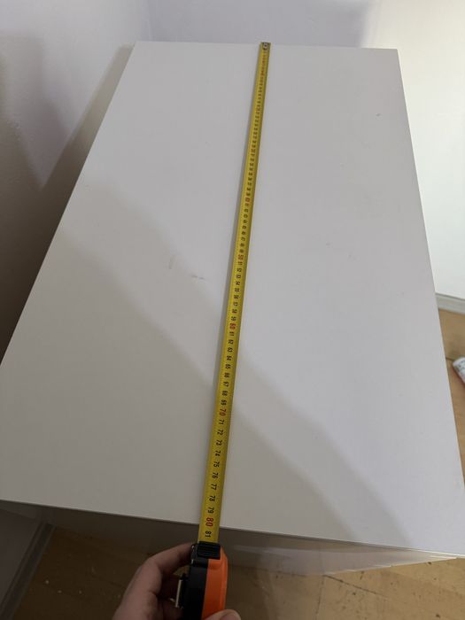 Comodă IKEA MALM - 4 sertare, Albă