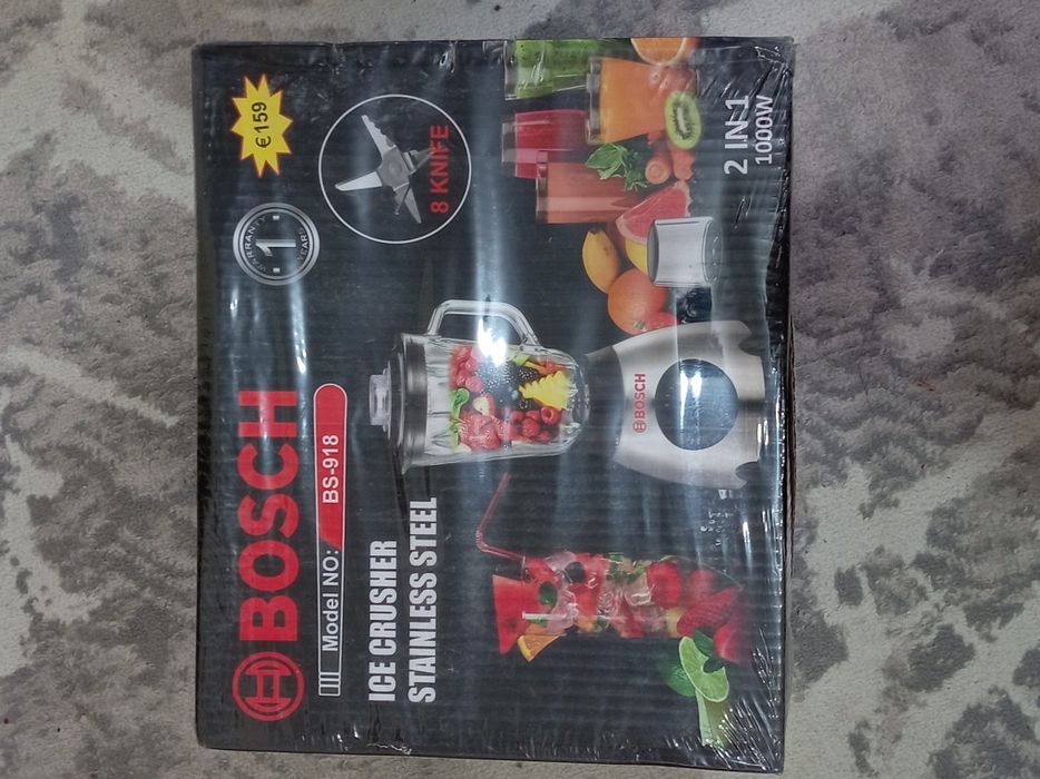 Блендер 2 в 1 Bosch BS (1000W) — Новый, мощный