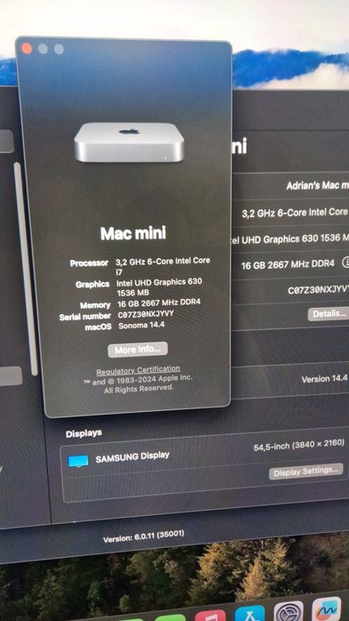 Apple Mac mini (2018) i7