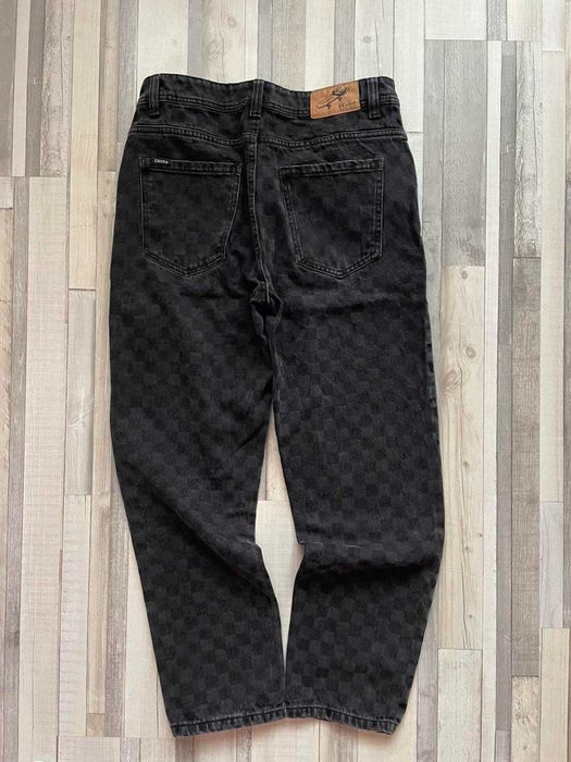 Cropp chessboard denim