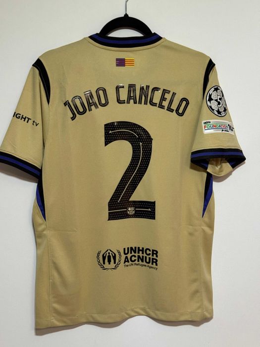 Tricou Barcelona Away 25/26 Pedri Raphinha Yamal Cancelo