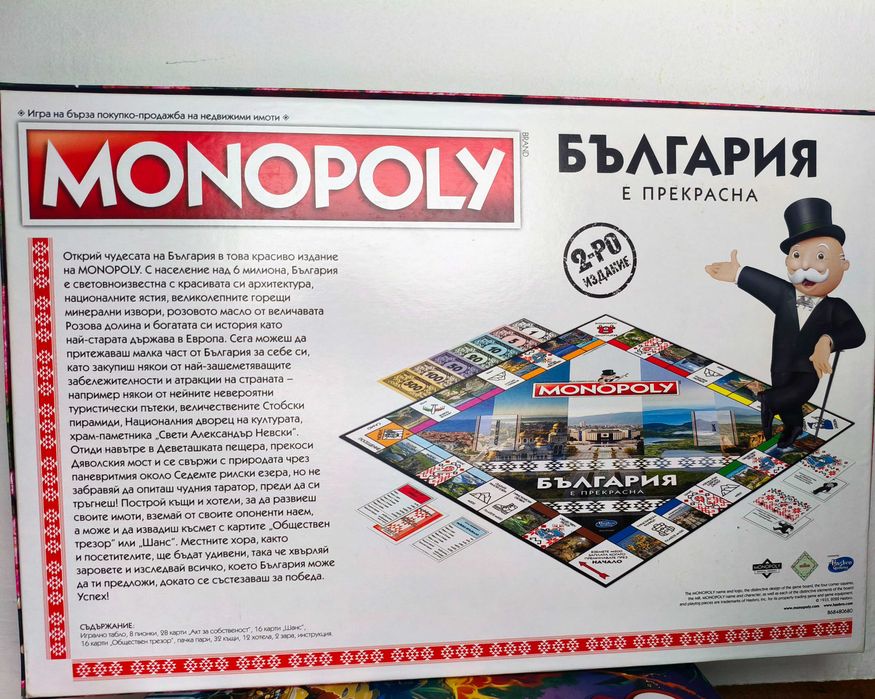 Настолна игра Монопол — България е прекрасна, като нова