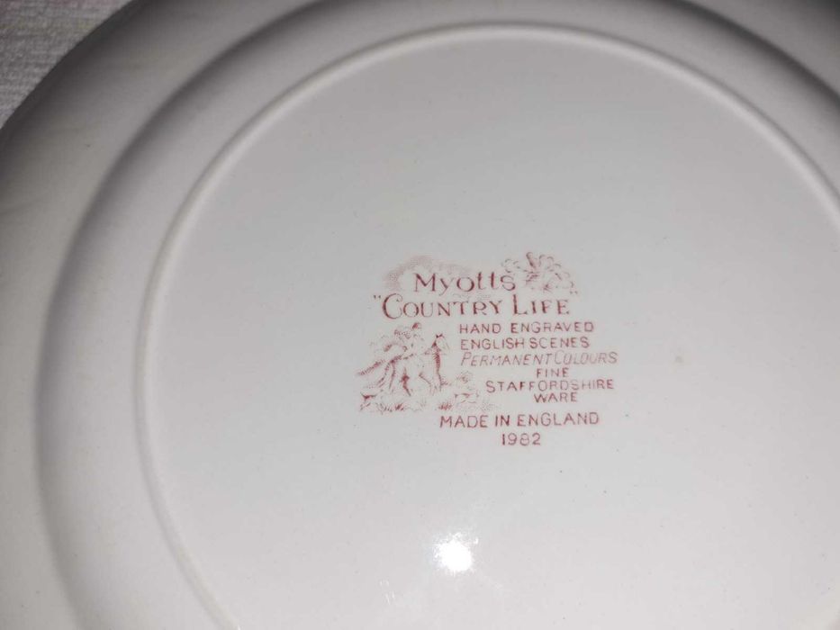 set de masa serviciu portelan englezesc Myotts Country Life 6 persoane 21 piese