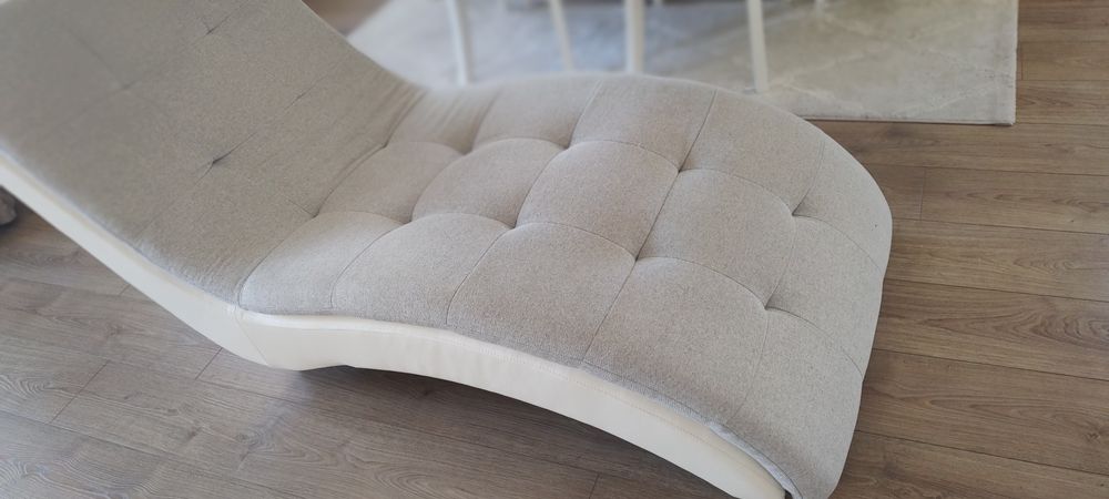 Лежанка, текстил, кожа