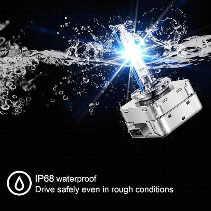 WinPower D1S ксенонова HID крушка за фарове, 8000K, ледено синьо и бяло, 35W, метален цокъл