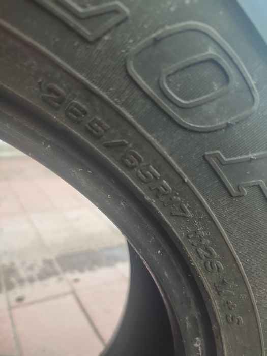 Летняя резина 265/65/17
