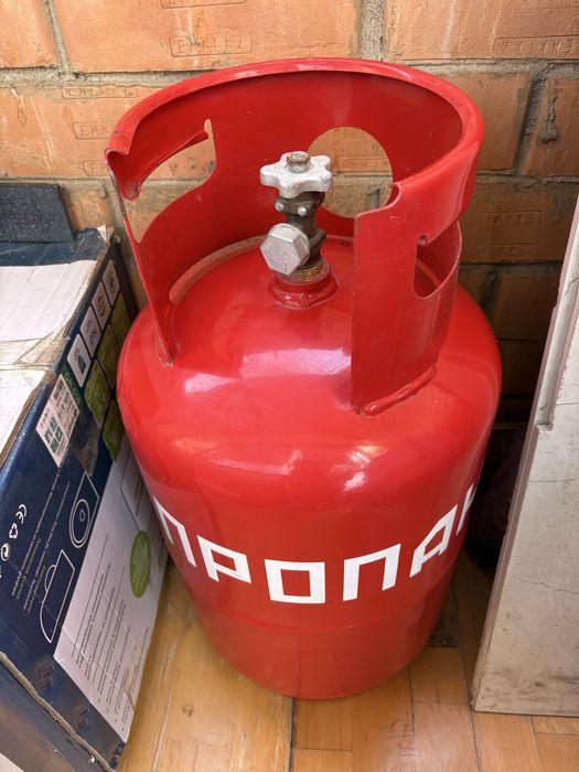 Новый газбаллон заправленый