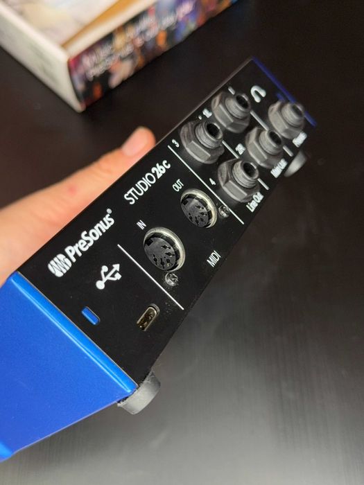 Външна аудио карта PreSonus Studio 26c USB-C аудио интерфейс.