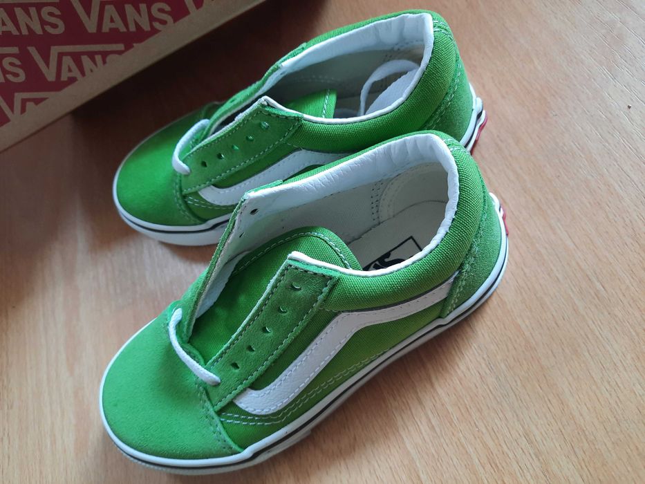 Shoes Vans noi,  Copii, marime 28, culoare verde