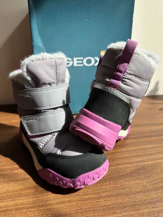 Зимни обувки / ботуши / апрески Geox TREKKYUP в сиво, размер 29