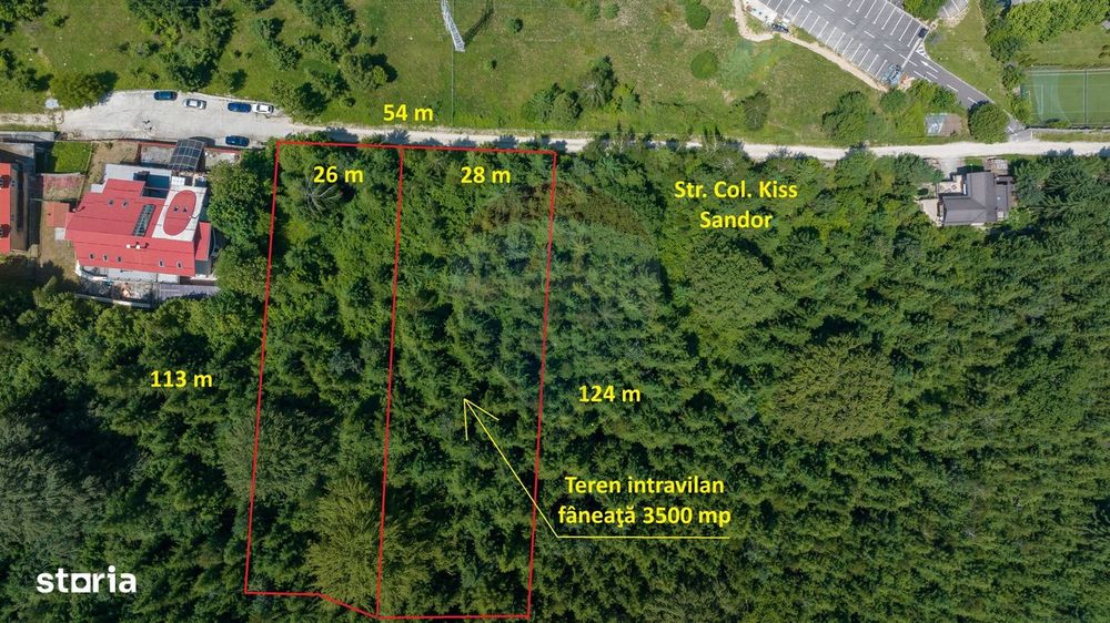 TTeren intravilan, 3500 mp, Dâmbu Morii