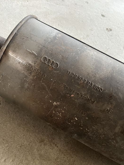 Глушитель самовар от ауди 2.6 2.8