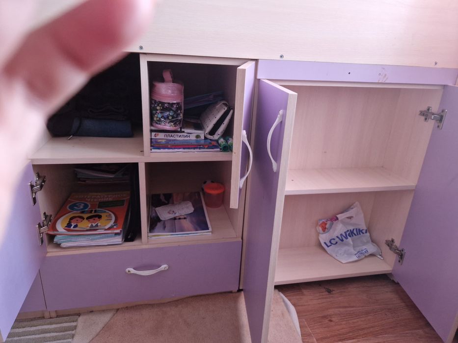 Кровать детская шкаф