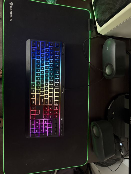 Геймърски комплект HyperX + Logitech G + RGB пад Genesis