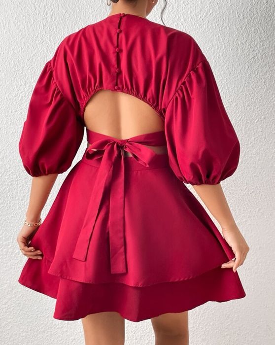 Rochie de seară vișinie