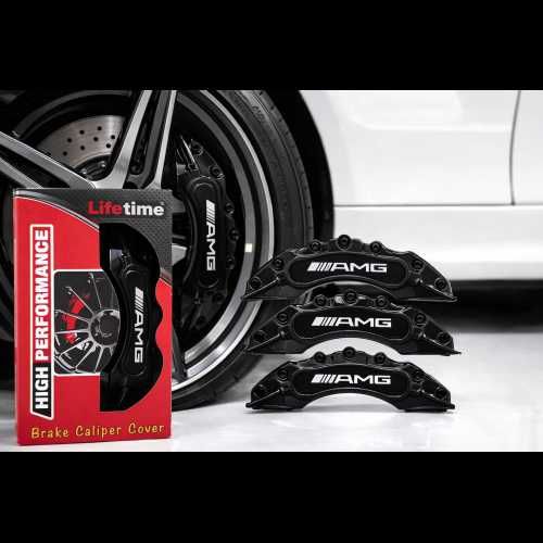 Капаци за спирачни апарати Мерцедес Mercedes AMG комплект 4 броя черни