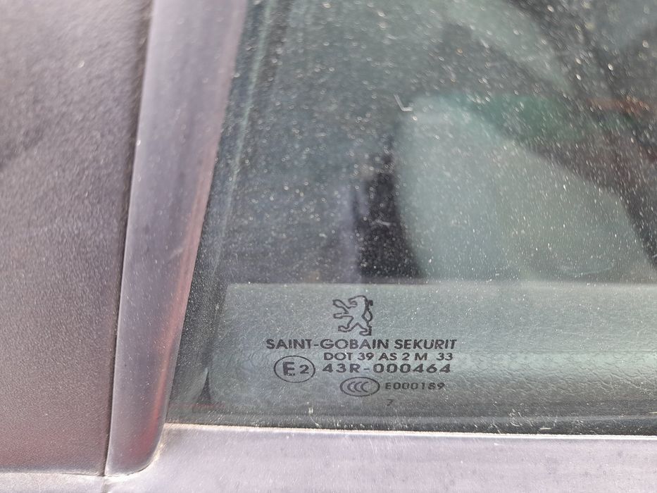 Geam usa stanga spate PEUGEOT 206 [Fabr 1998-2009] Hatchback  OEM