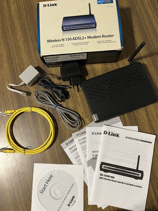 Wi-Fi роутер D-Link DSL-2640U